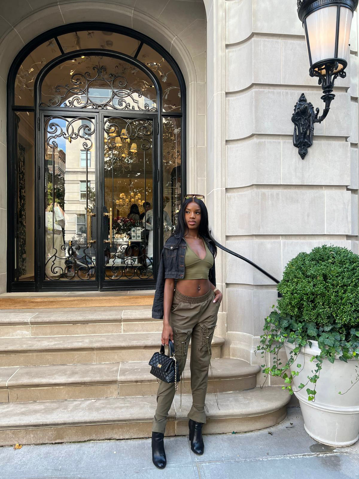 Sharon olive jogger pants
