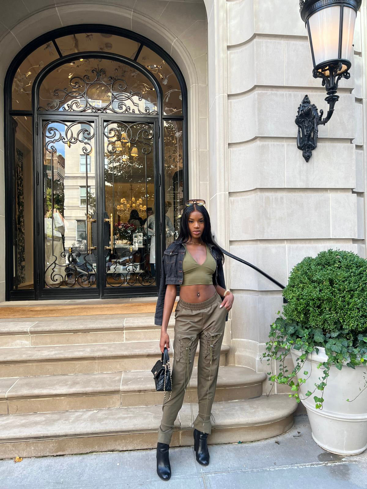 Sharon olive jogger pants