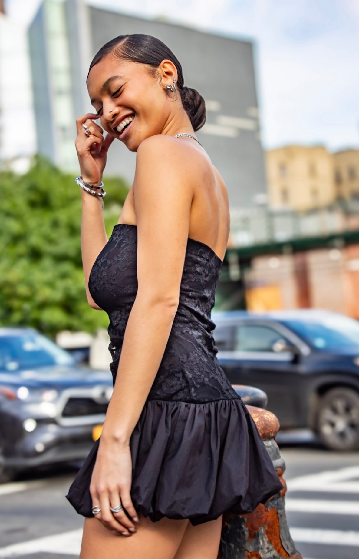 Modelpreneur bubble tube dress
