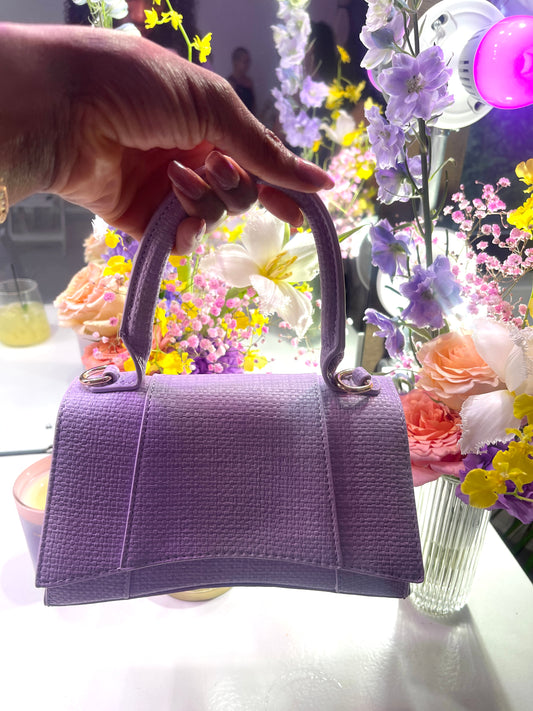 Selina lilac crossbody bag