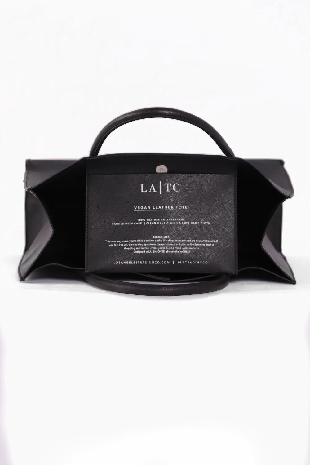 Fluent French Black Tote Bag