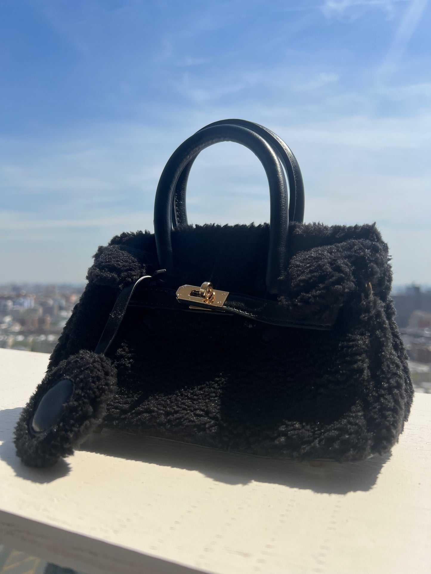 Aaliyah mini black bag