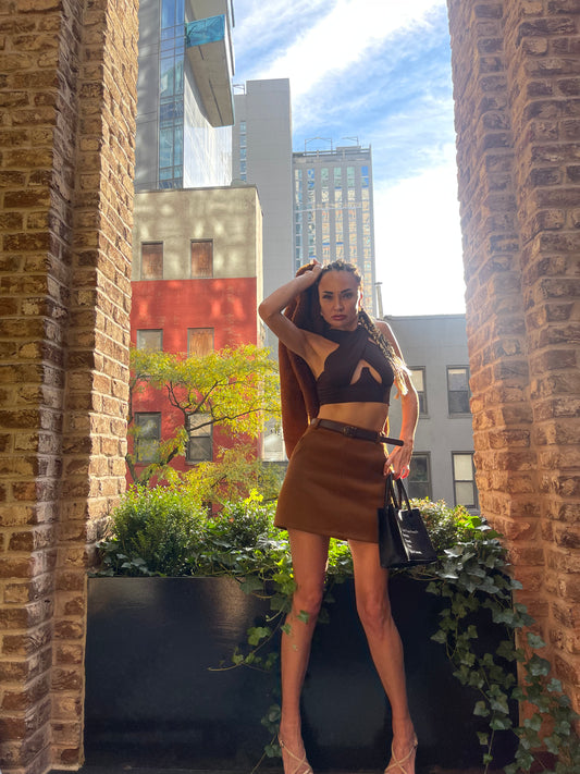 Tanya tailored skirt