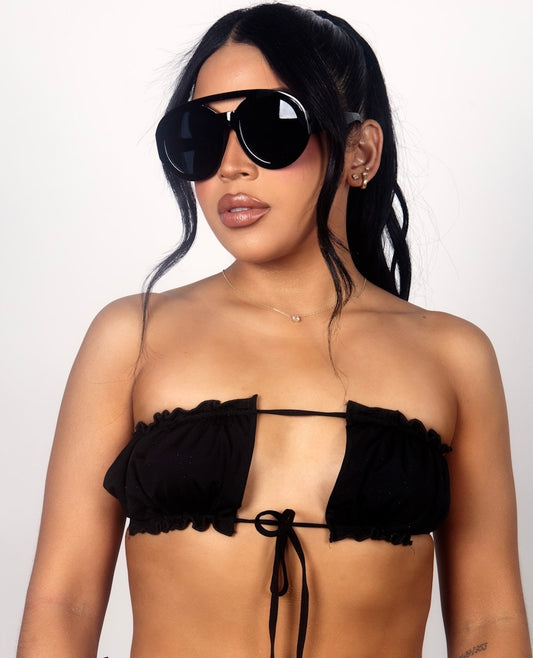 Miami fashion shades (black)