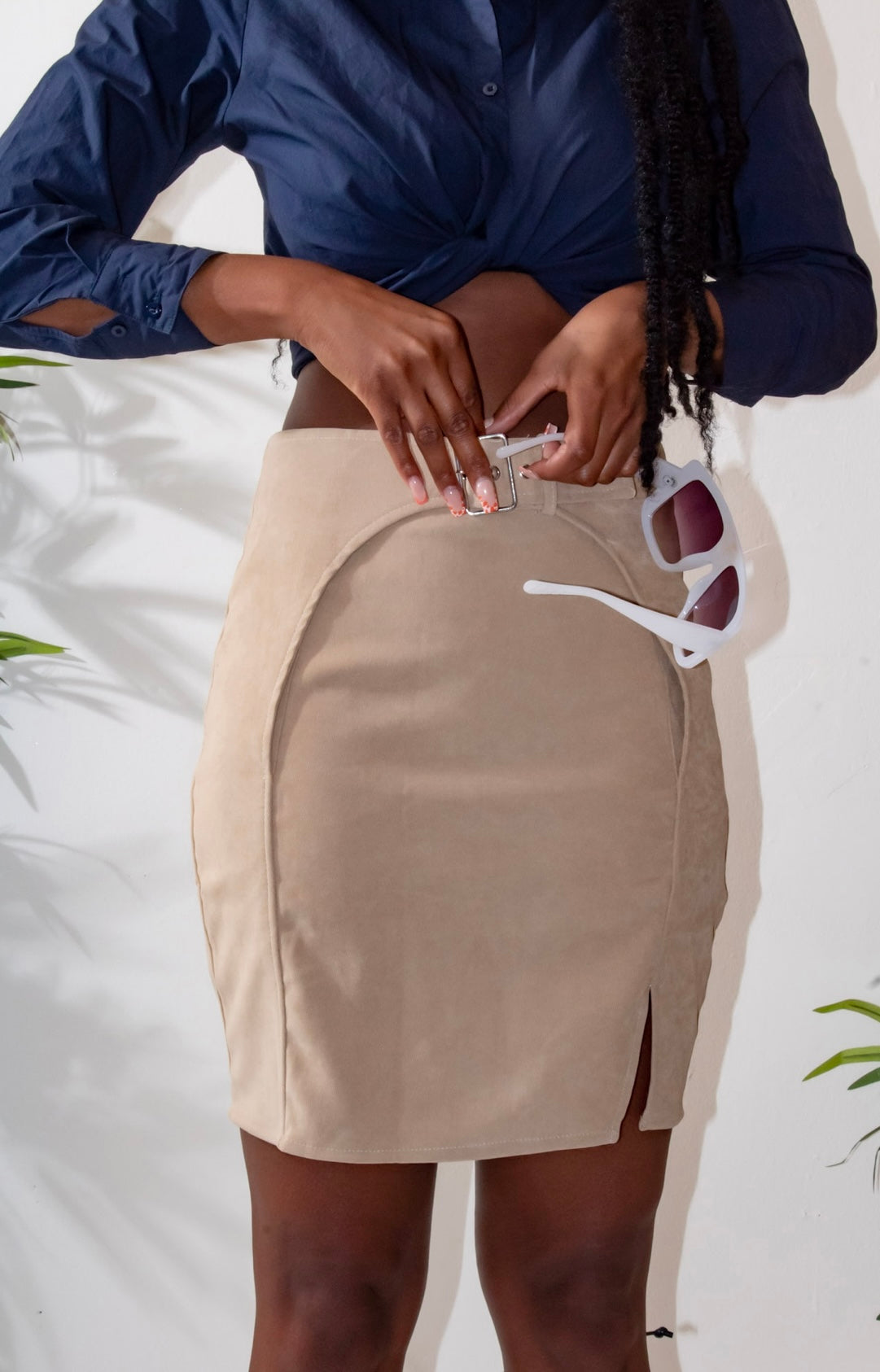 Joan tan skirt
