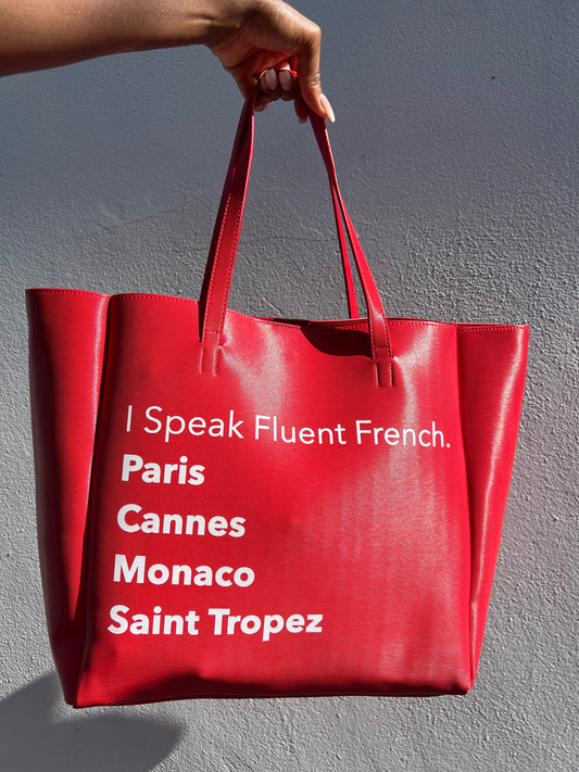 Miami Red Tote Bag